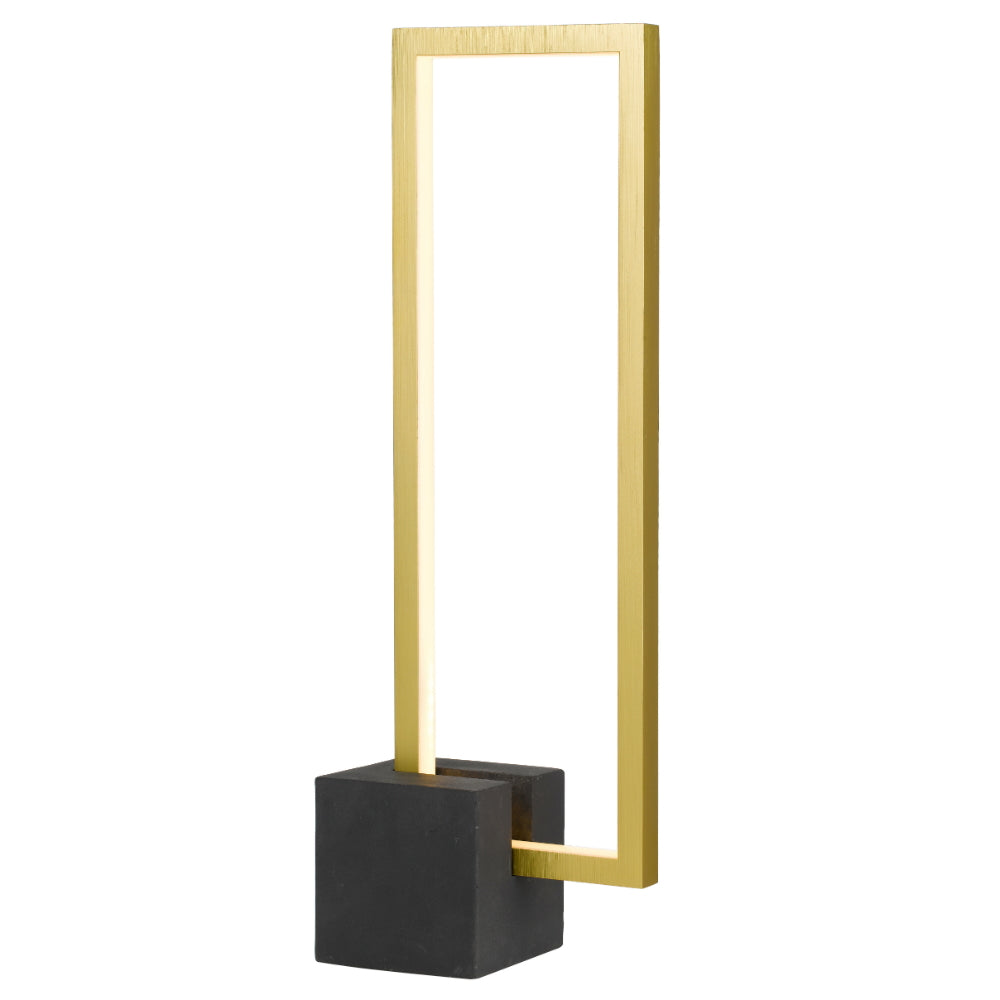 Modric Gold and Black LED Warm White Contemporary Table Lamp