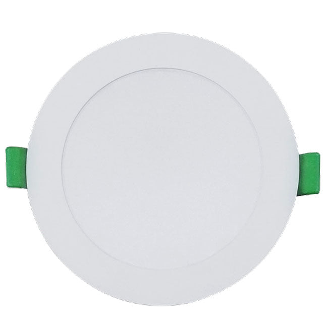 NOVADLUX01A White and Satin Chrome Recessed Tri-Colour Downlight