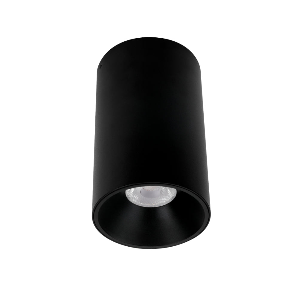 Oren 18w Black Tri-Colour Dimmable LED Surface Mounted Downlight