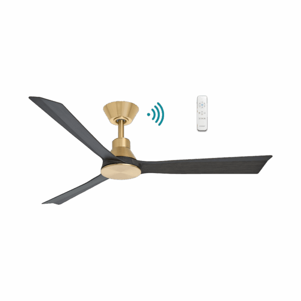 Riviera 52"/1320mm 3 Blade Antique Bronze with Charcoal DC Motor Smart App Control Ceiling Fan