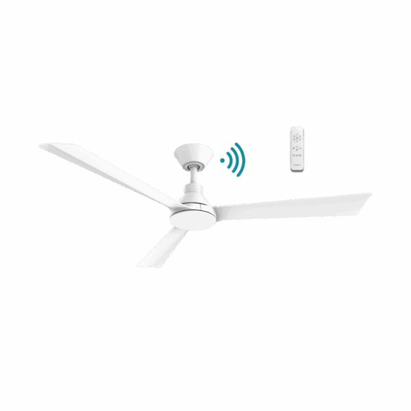 Riviera 52"/1320mm 3 Blade White DC Motor Smart App Control Ceiling Fan