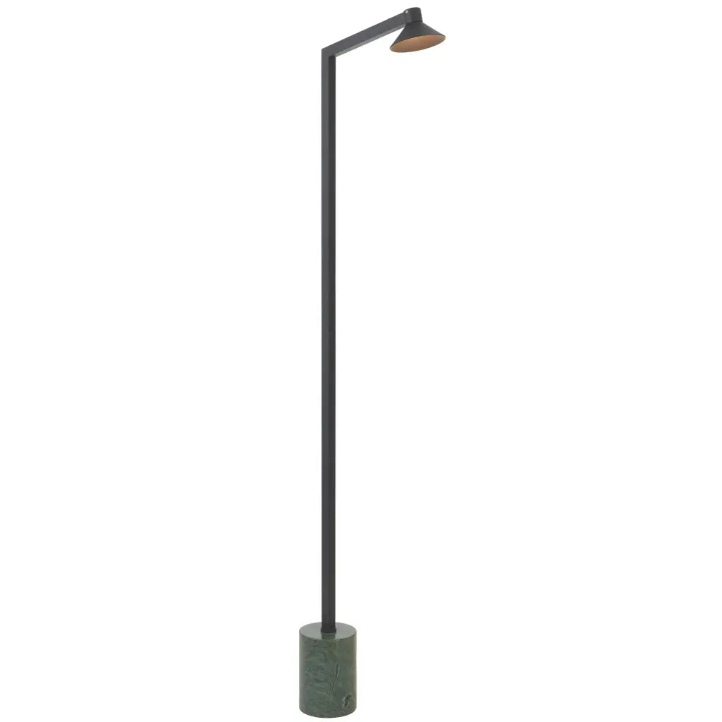 Satrom Black Green Marble LED Floor Lamp