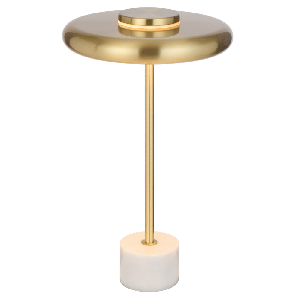 Sisby Brass Matt LED Table Lamp