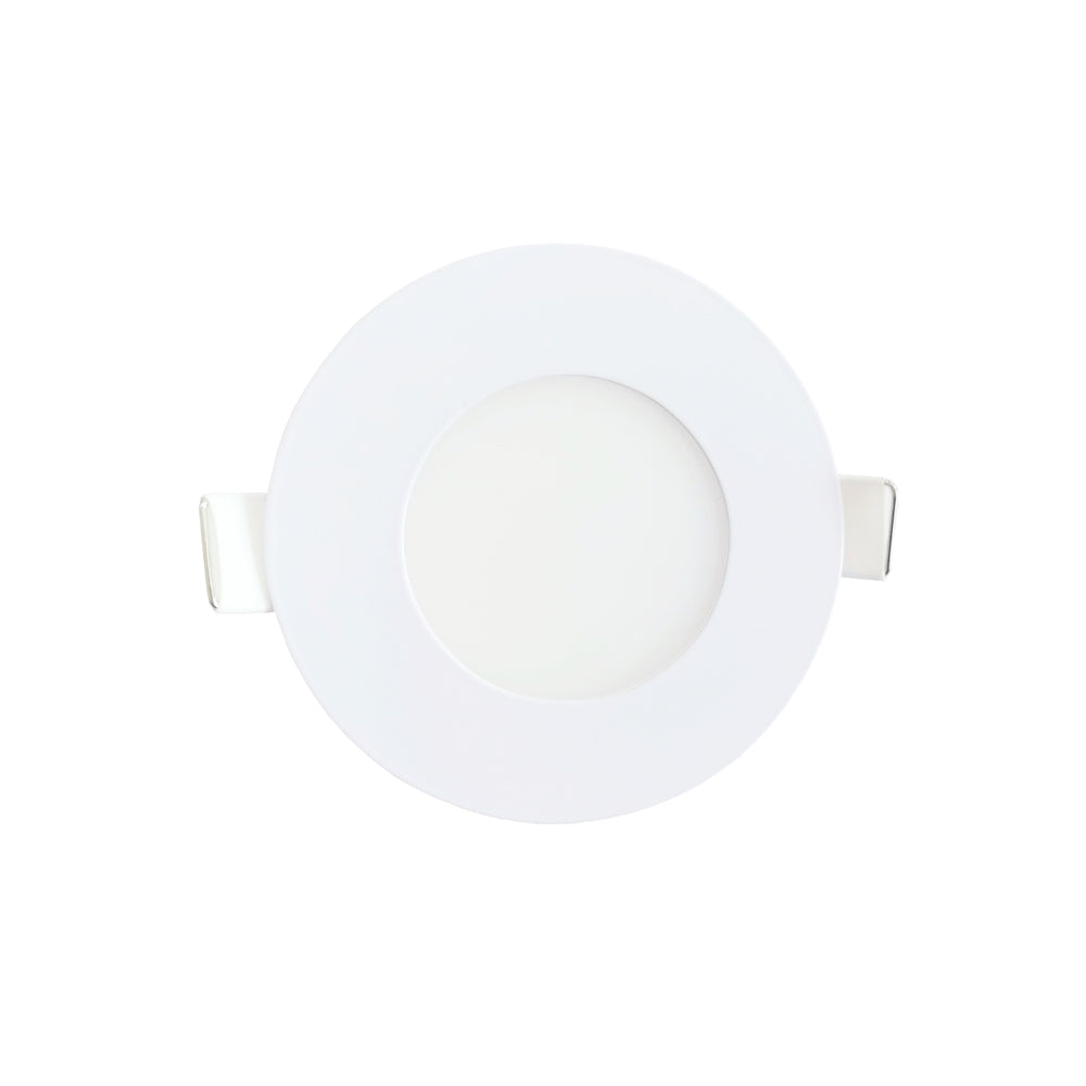 Stow White Round Tri-Colour Recessed LED Stair Fixture