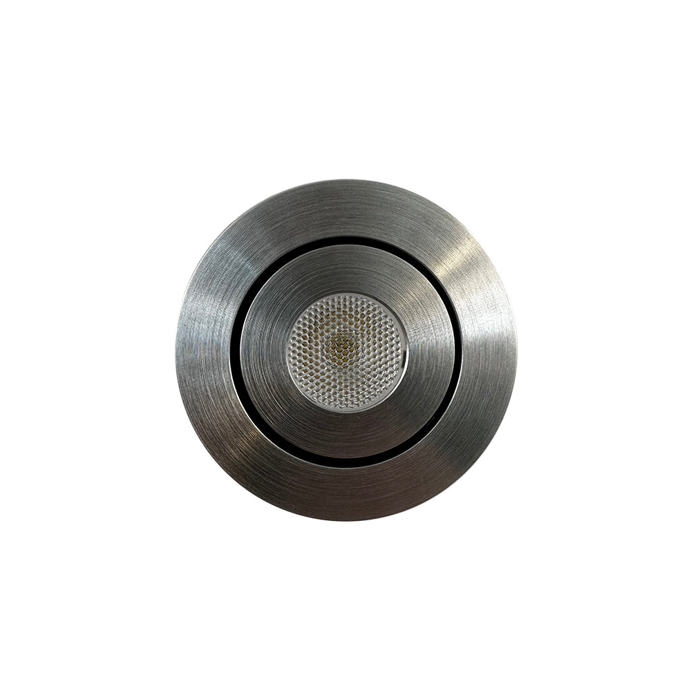 U3018 Tri-Colour Round Aluminium 3 watt LED Step Light