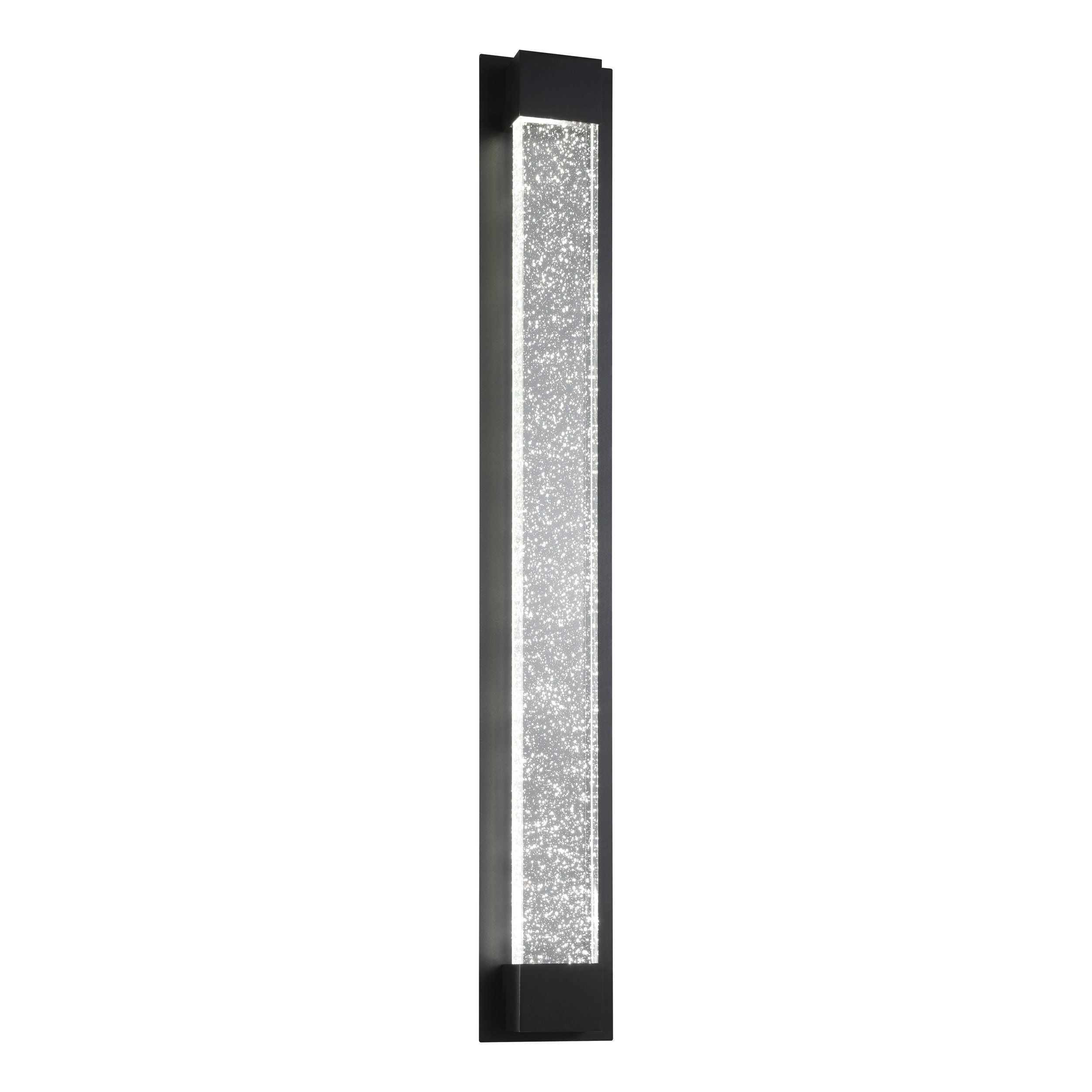 Villagrazia 90cm Black LED Tri-Colour Contemporary Outdoor Bubble Exterior