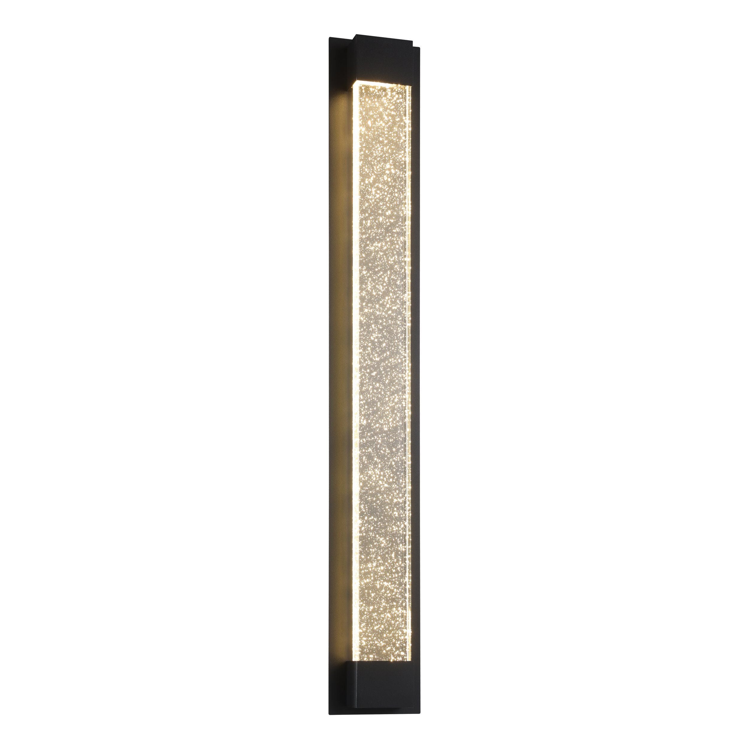 Villagrazia 90cm Black LED Tri-Colour Contemporary Outdoor Bubble Exterior