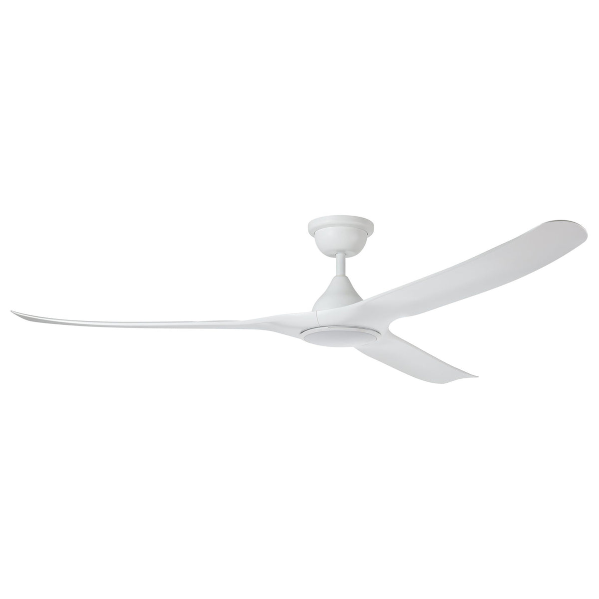 Tahiti 72"/1830mm 3 Blade White with LED Light DC Motor ABS Ceiling Fan