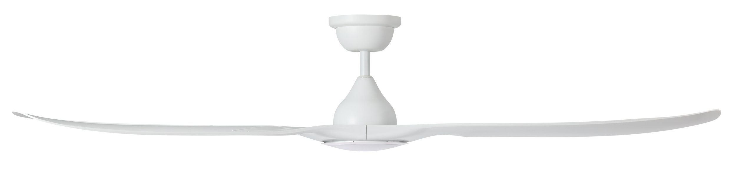Tahiti 72"/1830mm 3 Blade White with LED Light DC Motor ABS Ceiling Fan