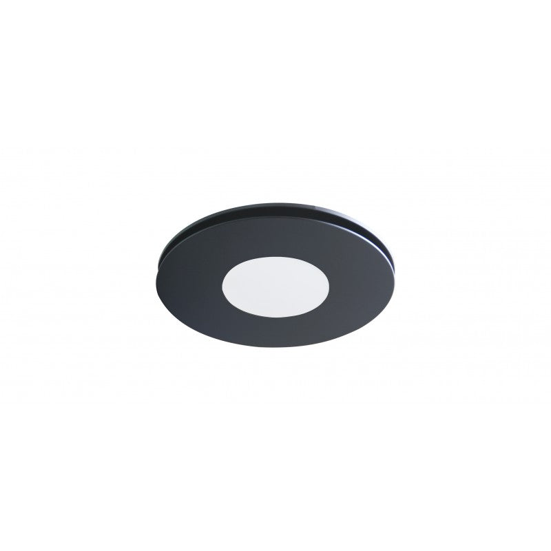 Airbus 200 Fascia Black Tri-Colour LED Round - ABGHFLED200BLRDR
