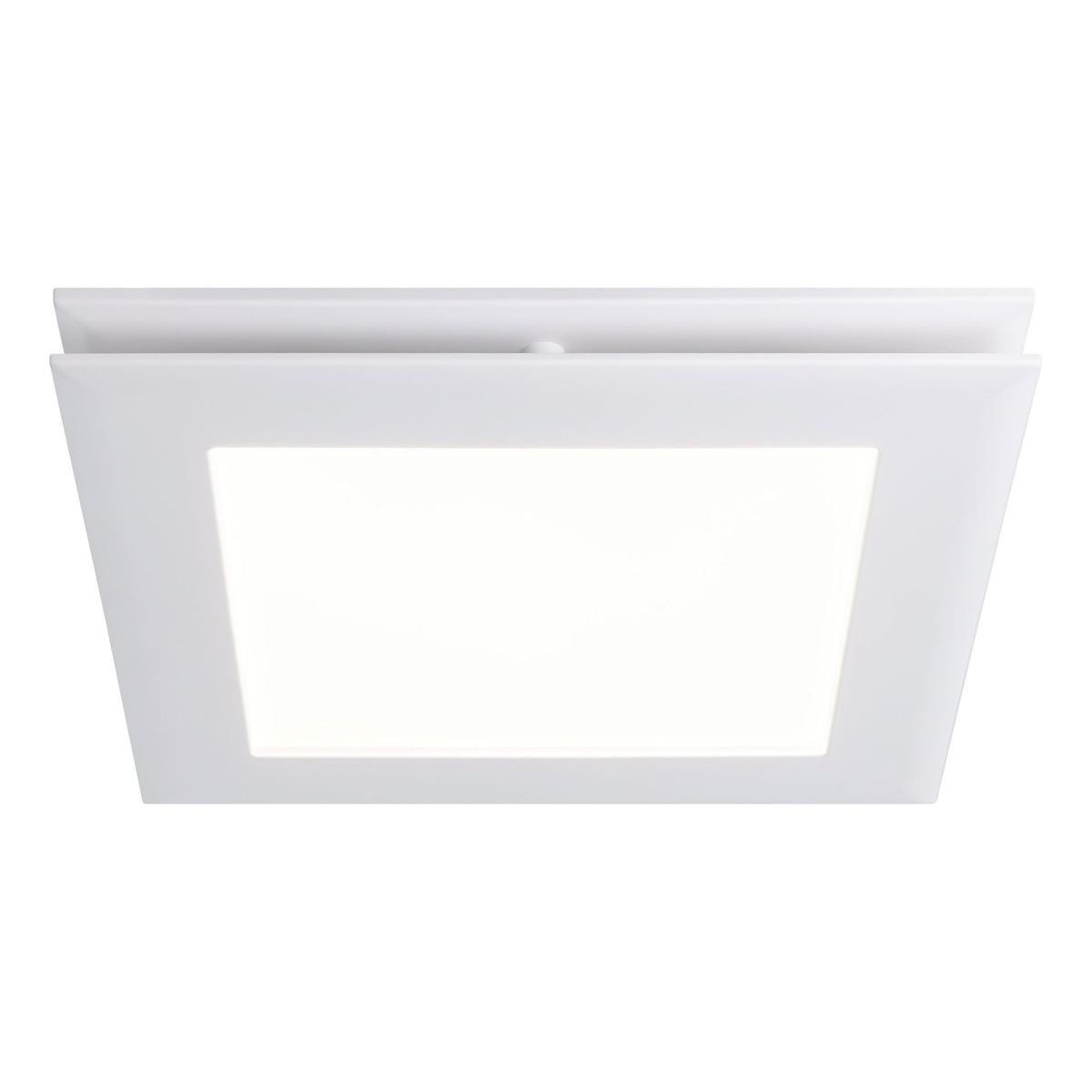 Samba White Square Tri-Colour LED Bathroom Exhaust Fan