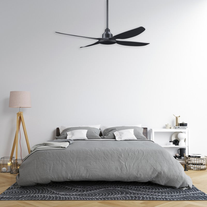 Alaska 52"/1300mm 4 Blade Black DC Motor Glass Fibre Composite Ceiling Fan