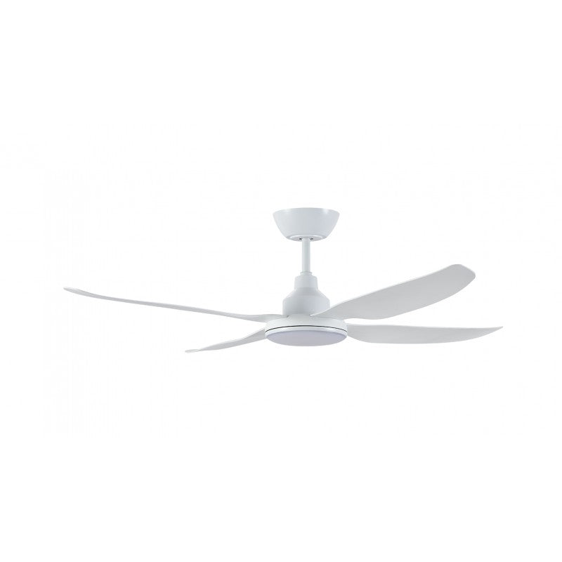 Alaska 52"/1300mm 4 Blade White with LED Light DC Motor Glass Fibre Composite Ceiling Fan