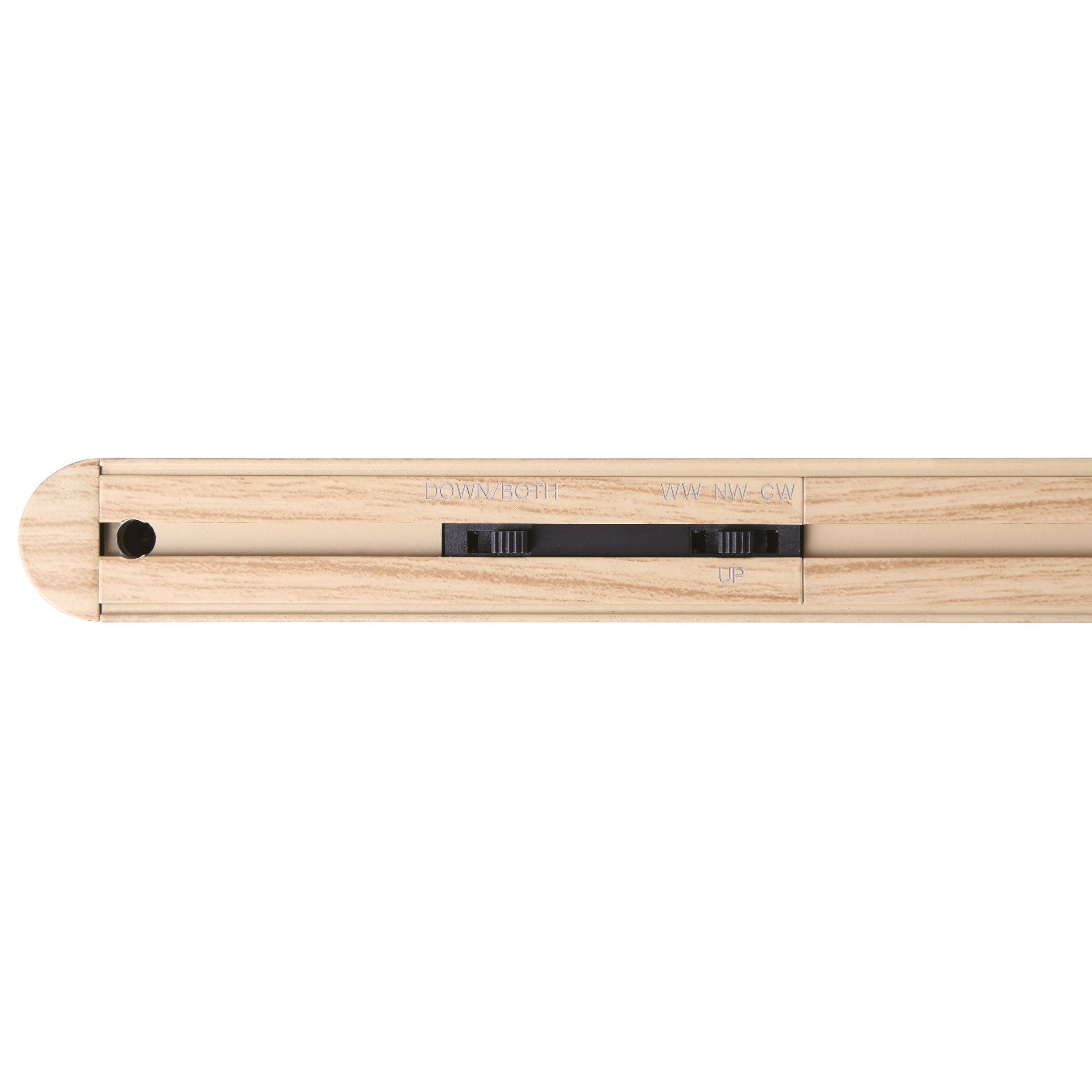 Climene 3 180cm Oak Linear Tri-Colour LED Strip Pendant