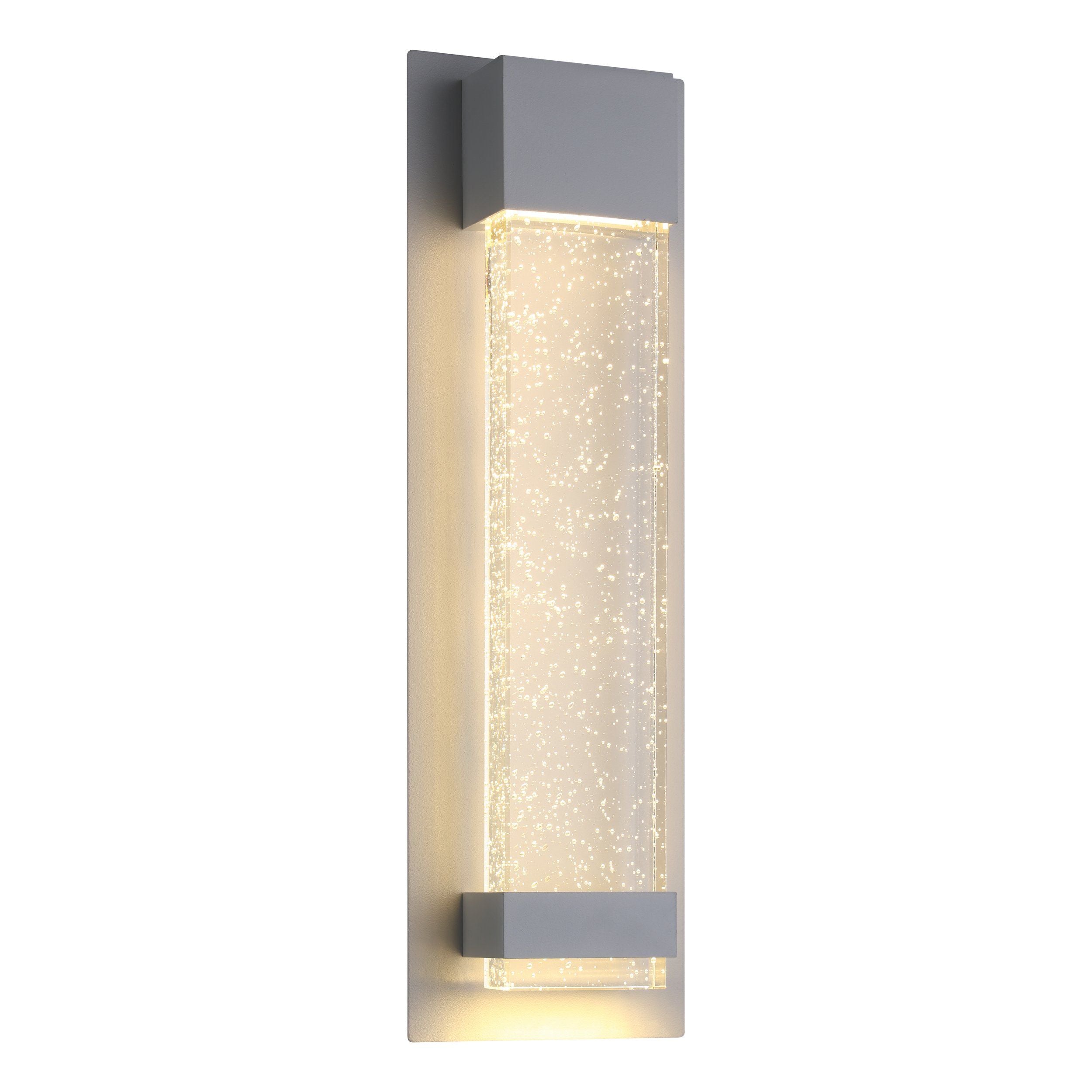 Villagrazia 40cm White LED Tri-Colour Contemporary Outdoor Bubble Exterior