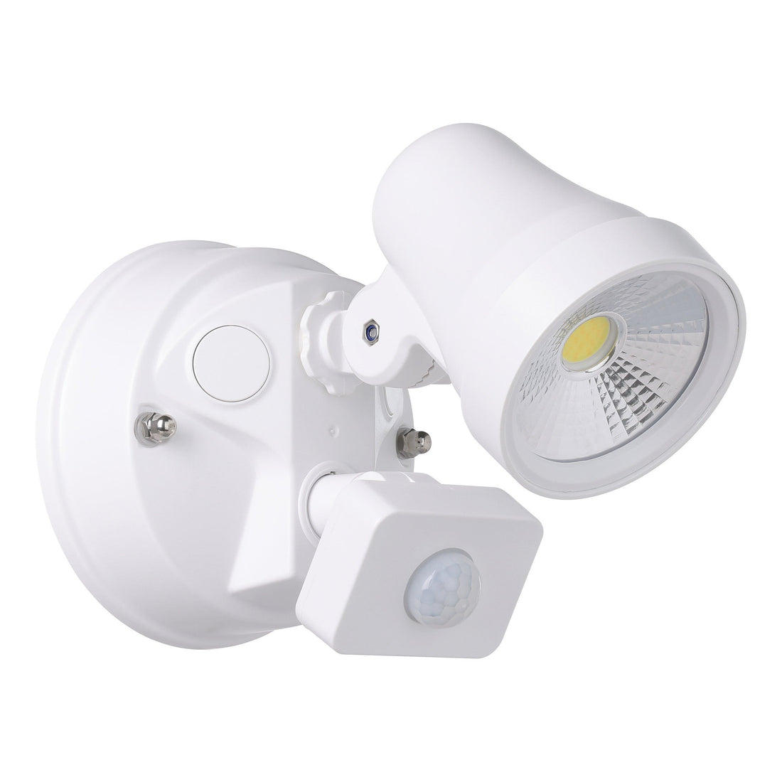 Coastguard 1 Light White with Sensor Tri-Colour Exterior Security Spot Light