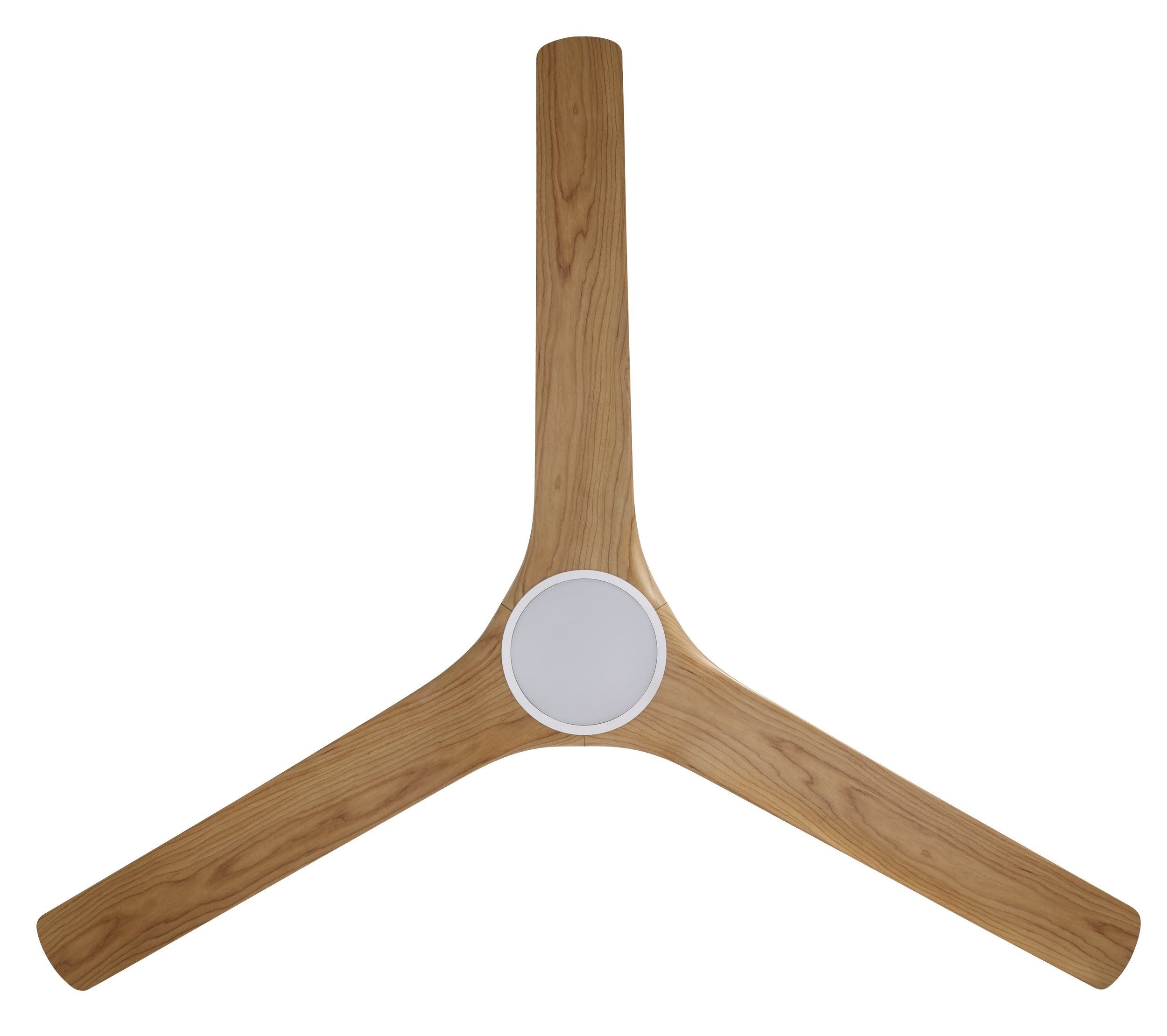 Tahiti 72"/1830mm 3 Blade White and Blackbutt with LED Light DC Motor ABS Ceiling Fan