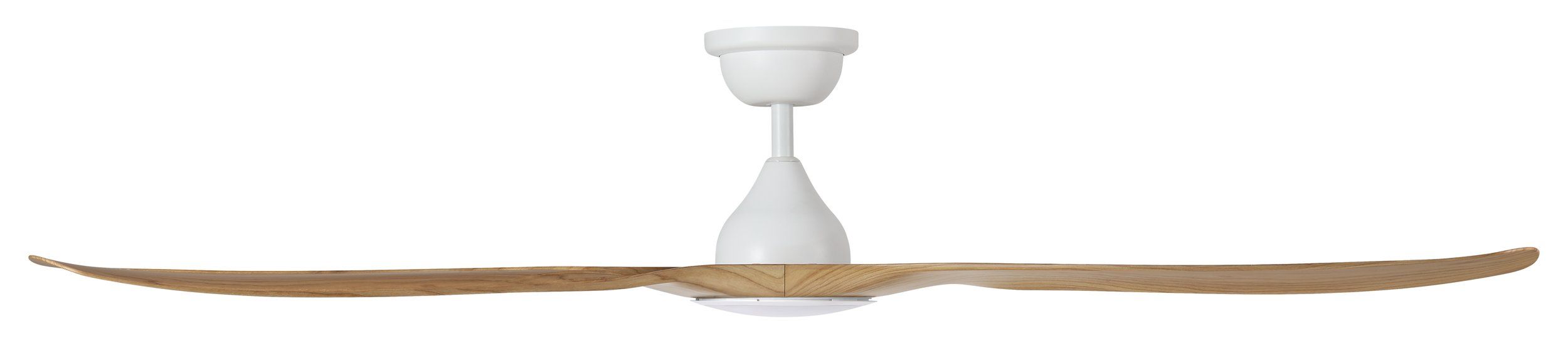 Tahiti 72"/1830mm 3 Blade White and Blackbutt with LED Light DC Motor ABS Ceiling Fan