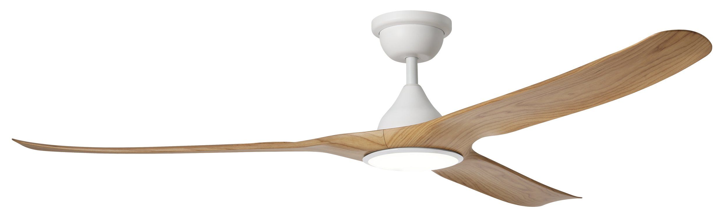 Tahiti 72"/1830mm 3 Blade White and Blackbutt with LED Light DC Motor ABS Ceiling Fan