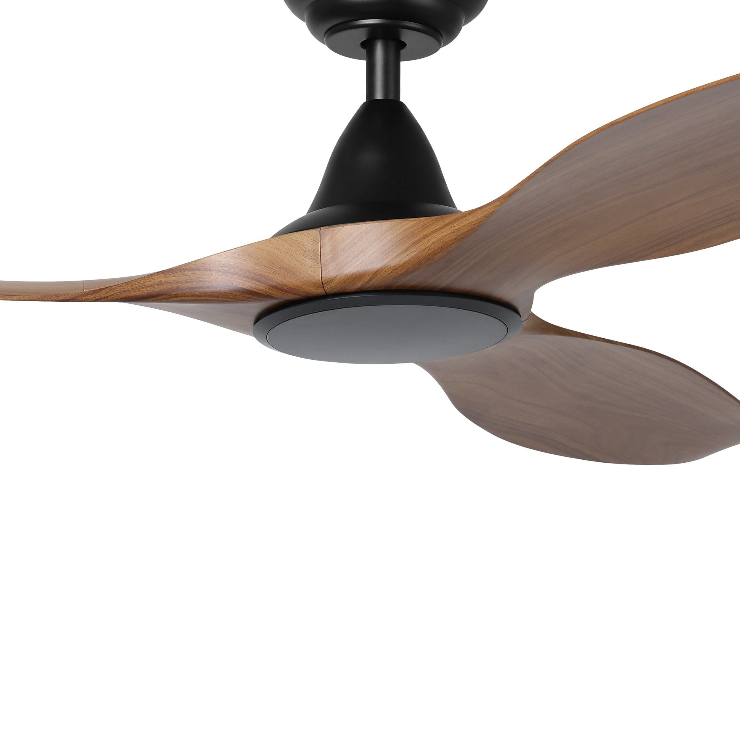 Noosa 60"/152cm New Teak and Black DC Motor Ceiling Fan