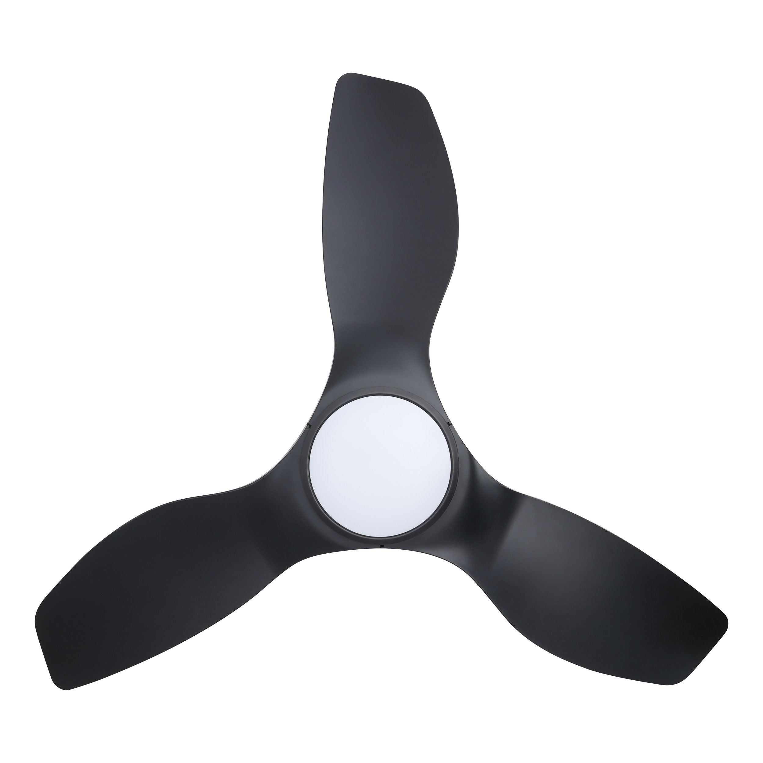 Surf 40"/1220mm 3 Blade Black with LED Light DC Motor ABS Ceiling Fan