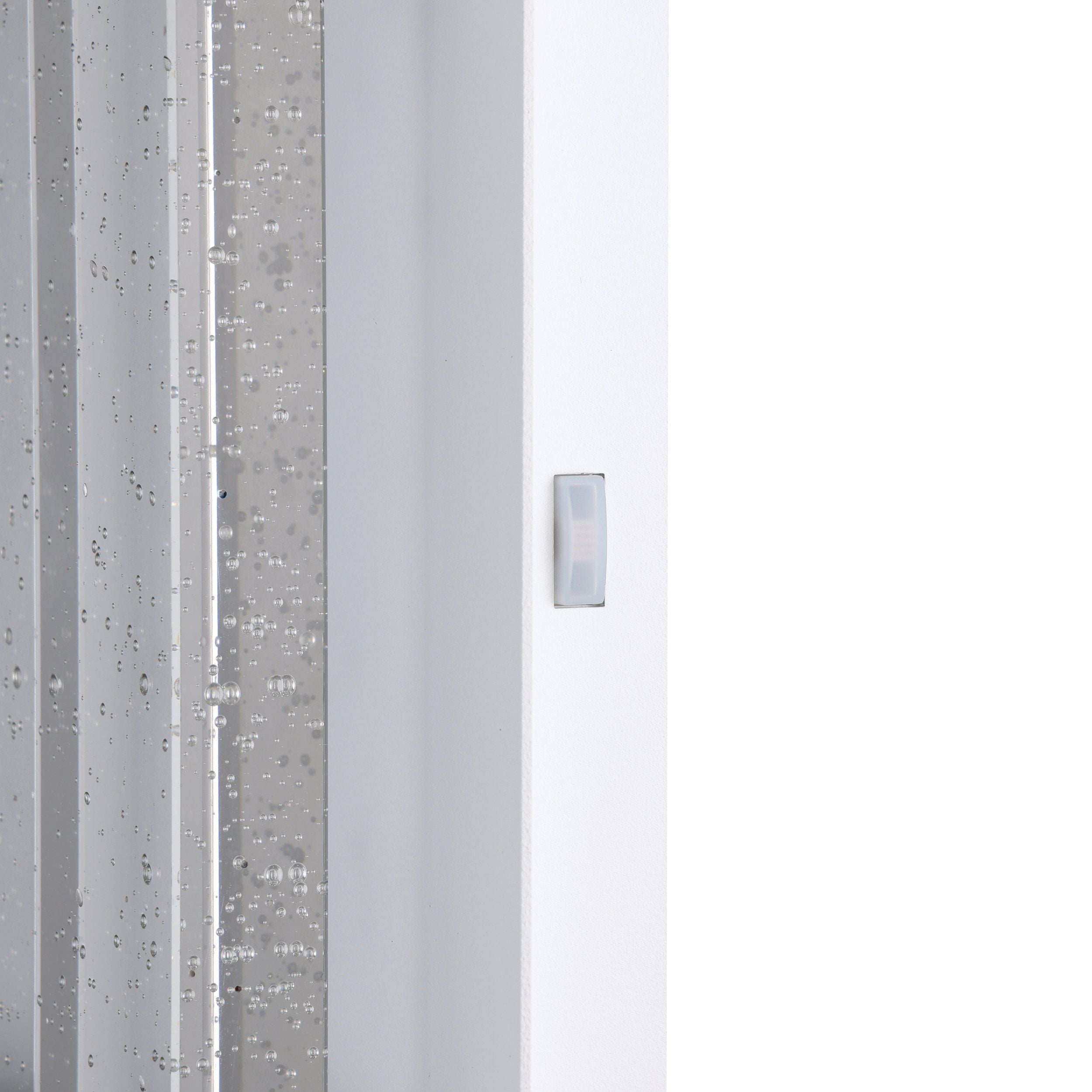 Villagrazia 90cm White LED Tri-Colour Contemporary Outdoor Bubble Exterior