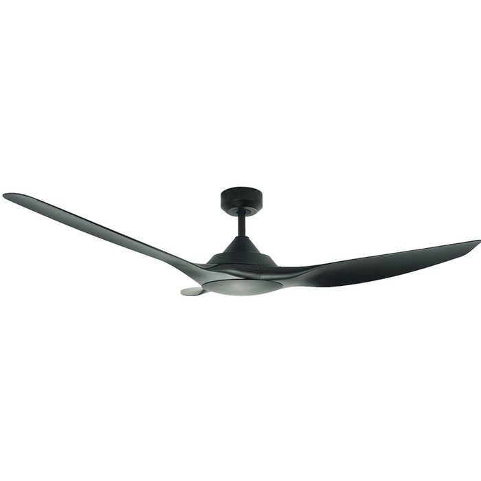 Raven RWS 52"/1160mm 3 Blade Black DC Motor Ceiling Fan
