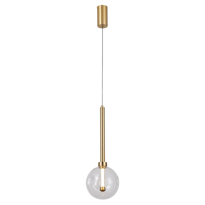 Meteor Gold 1 Light LED Modern Pendant
