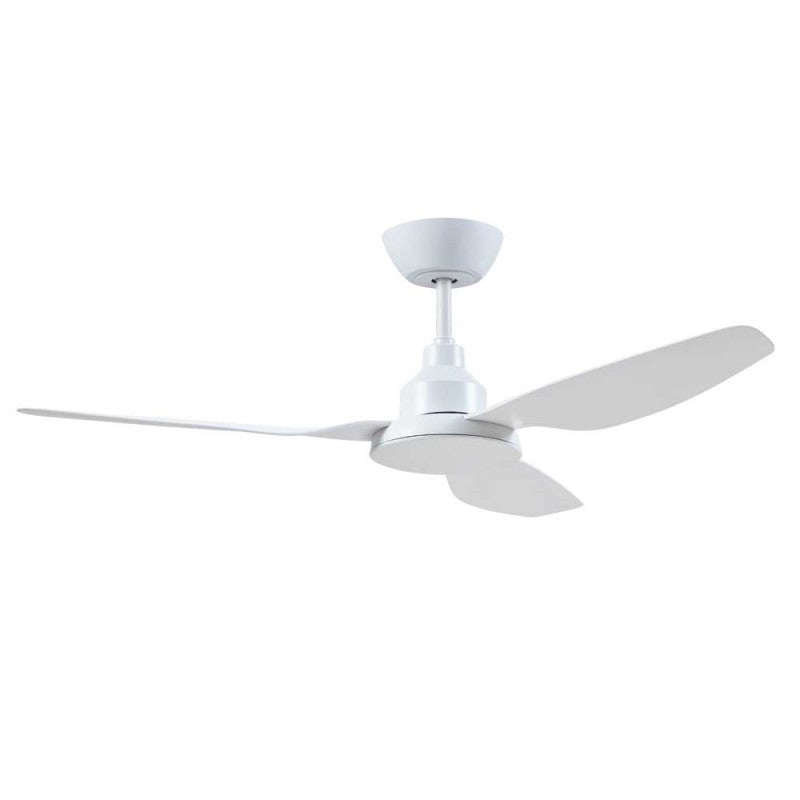 Glacier 48"/1200mm 3 Blade White DC Motor Glass Fibre Composite Ceiling Fan