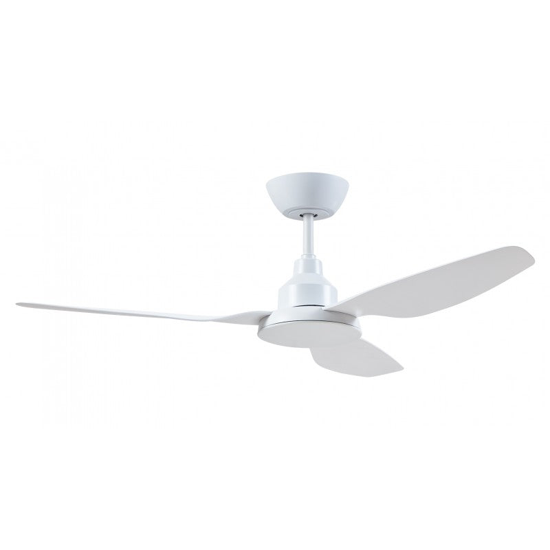 Glacier 56"/1400mm 3 Blade White DC Motor Glass Fibre Composite Ceiling Fan
