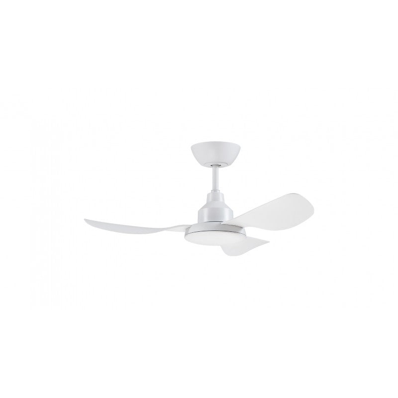 Glacier 36"/900mm 3 Blade White DC Motor Glass Fibre Composite Ceiling Fan