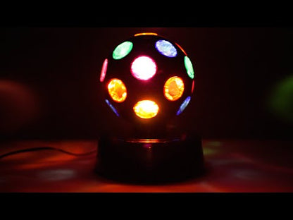 Disco Ball 13.5cm Black Rotating Lamp
