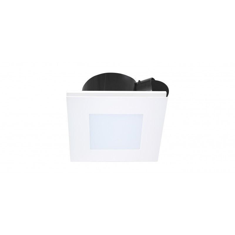 Airbus 250 AC White with LED Light Square Exhaust Fan