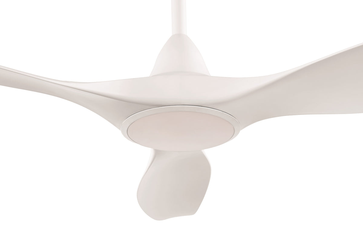 Noosa 52"/132cm White DC Motor Ceiling Fan with LED Light