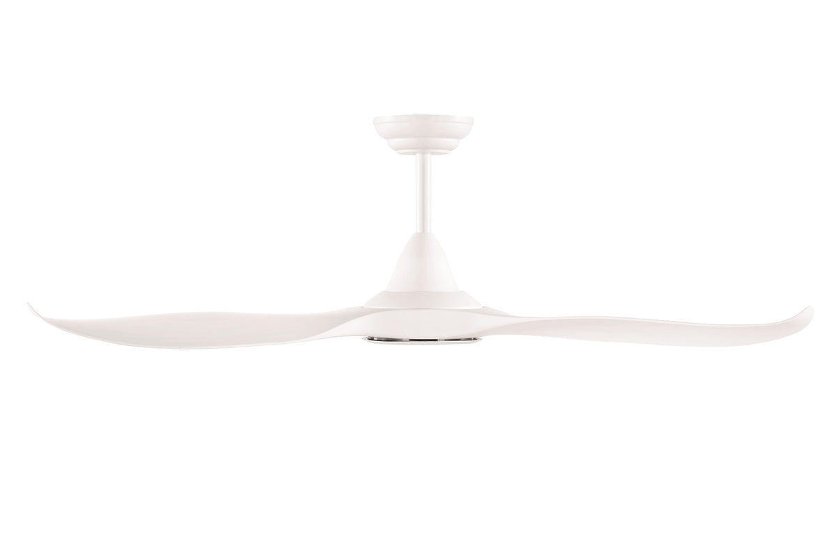 Noosa 52"/132cm White DC Motor Ceiling Fan with LED Light