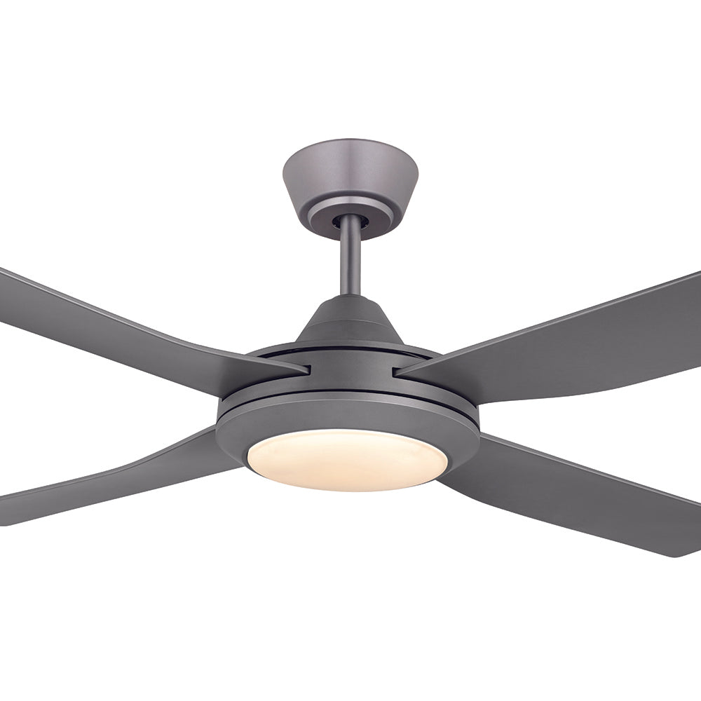 Bondi 52 LED Titanium ABS Blades 132cm AC Motor Ceiling Fan with Light