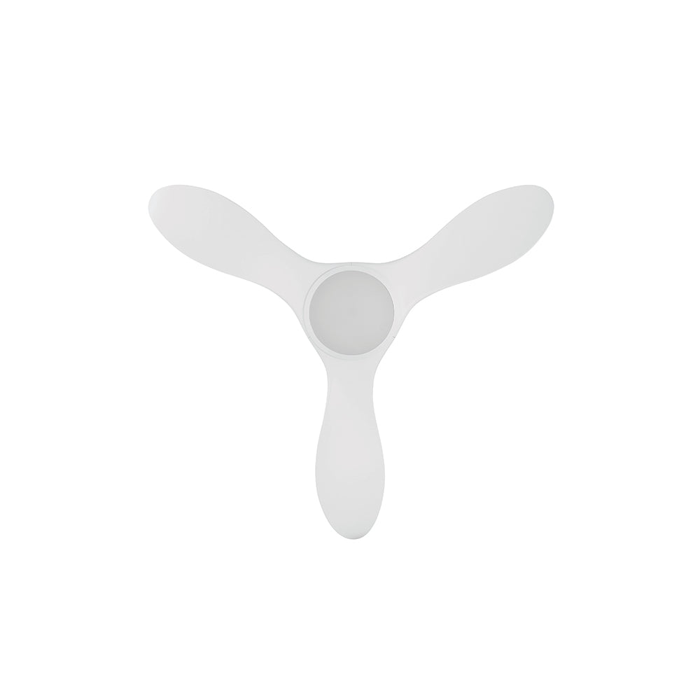 Noosa 40"/102cm White LED Light DC Motor Ceiling Fan