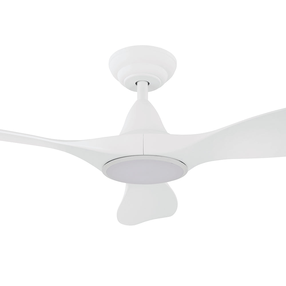 Noosa 40"/102cm White LED Light DC Motor Ceiling Fan