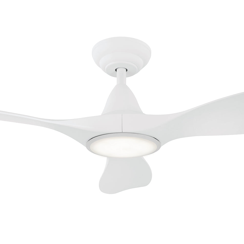 Noosa 40"/102cm White LED Light DC Motor Ceiling Fan