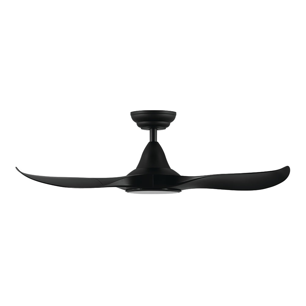 Noosa 40"/102cm Black LED Light DC Motor Ceiling Fan