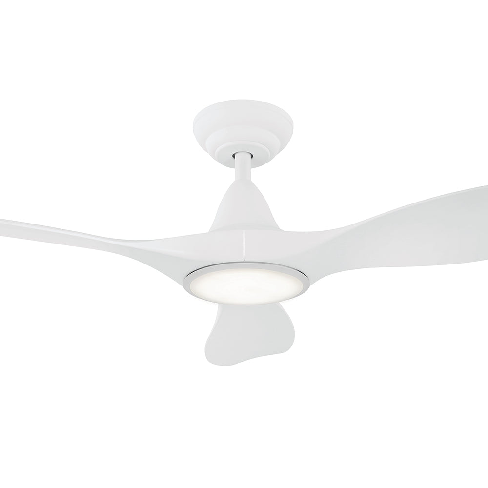 Noosa 46"/117cm White LED Light DC Motor Ceiling Fan