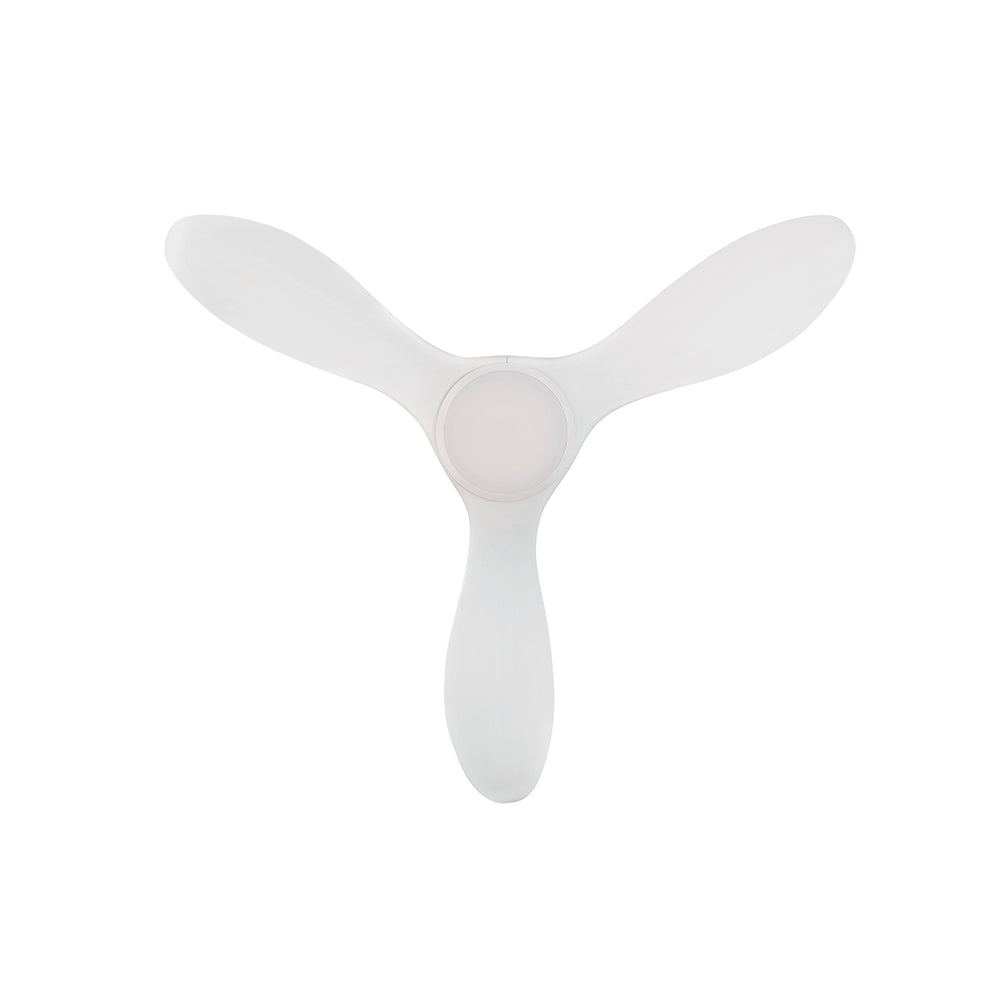 Noosa 46"/117cm White LED Light DC Motor Ceiling Fan