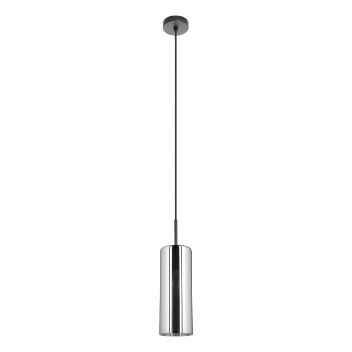 Selvino Smoke Glass Cylindrical Modern Pendant