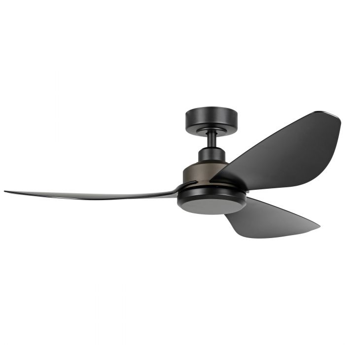Torquay 48"/1220mm 3 Blade Black DC Motor ABS Ceiling Fan