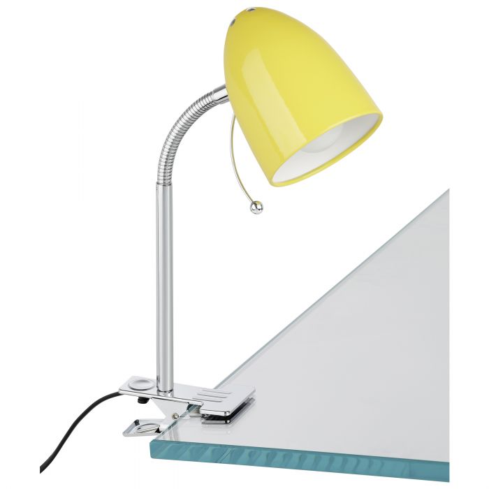 Lara Clamp Lamp Yellow Modern Desk Task Lamp