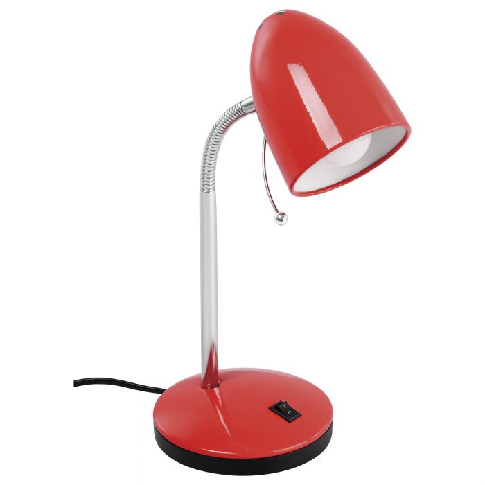 Lara Table Lamp Red Modern Desk Task Lamp