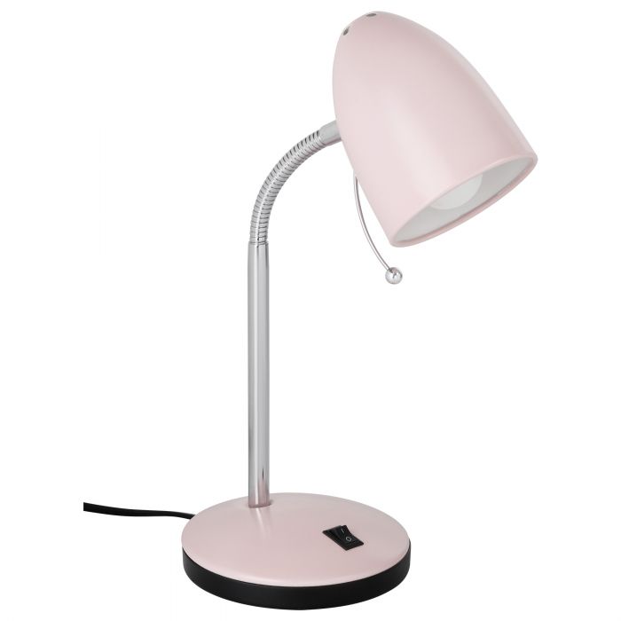 Lara Table Lamp Pastel Pink Modern Desk Task Lamp