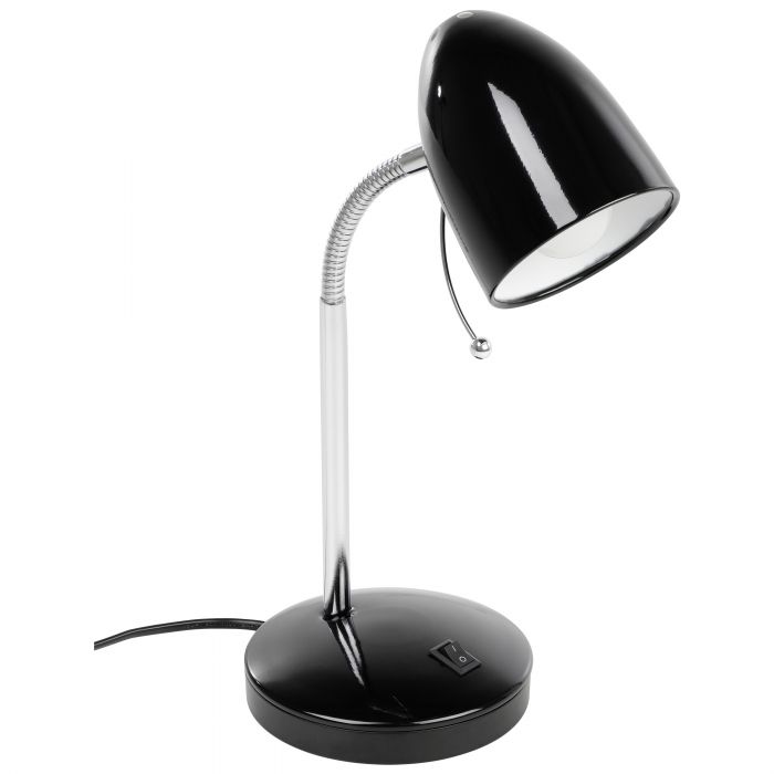 Lara Table Lamp Black with USB Port Modern Desk Task Lamp