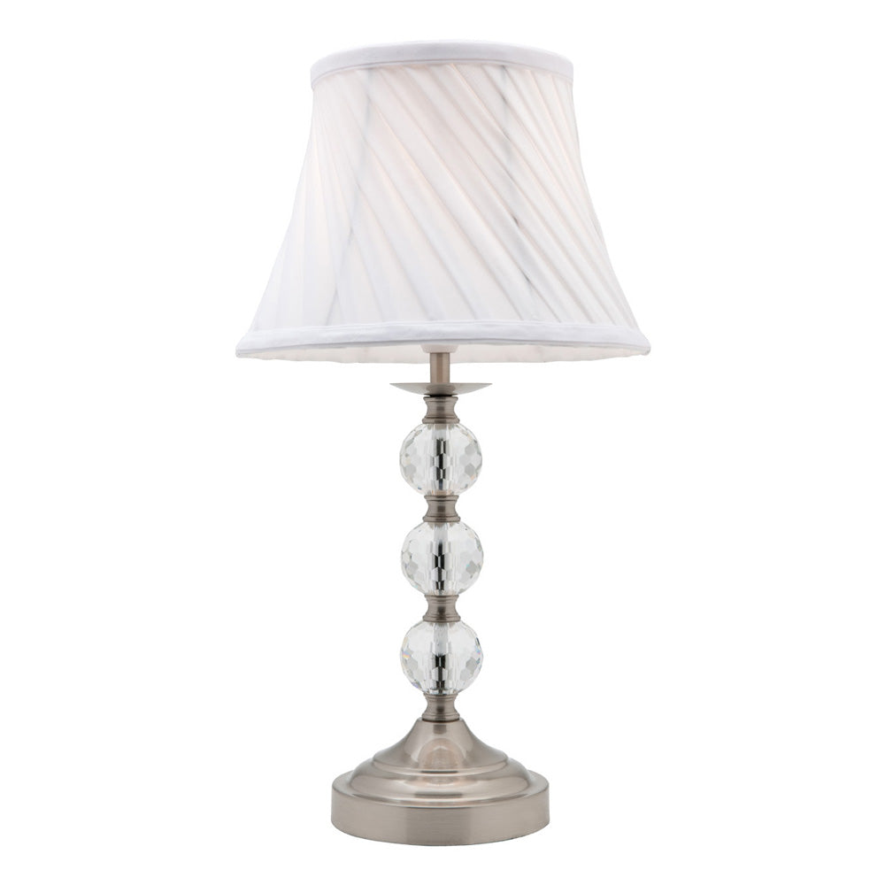 Owen Touch Table Lamp Brushed Chrome