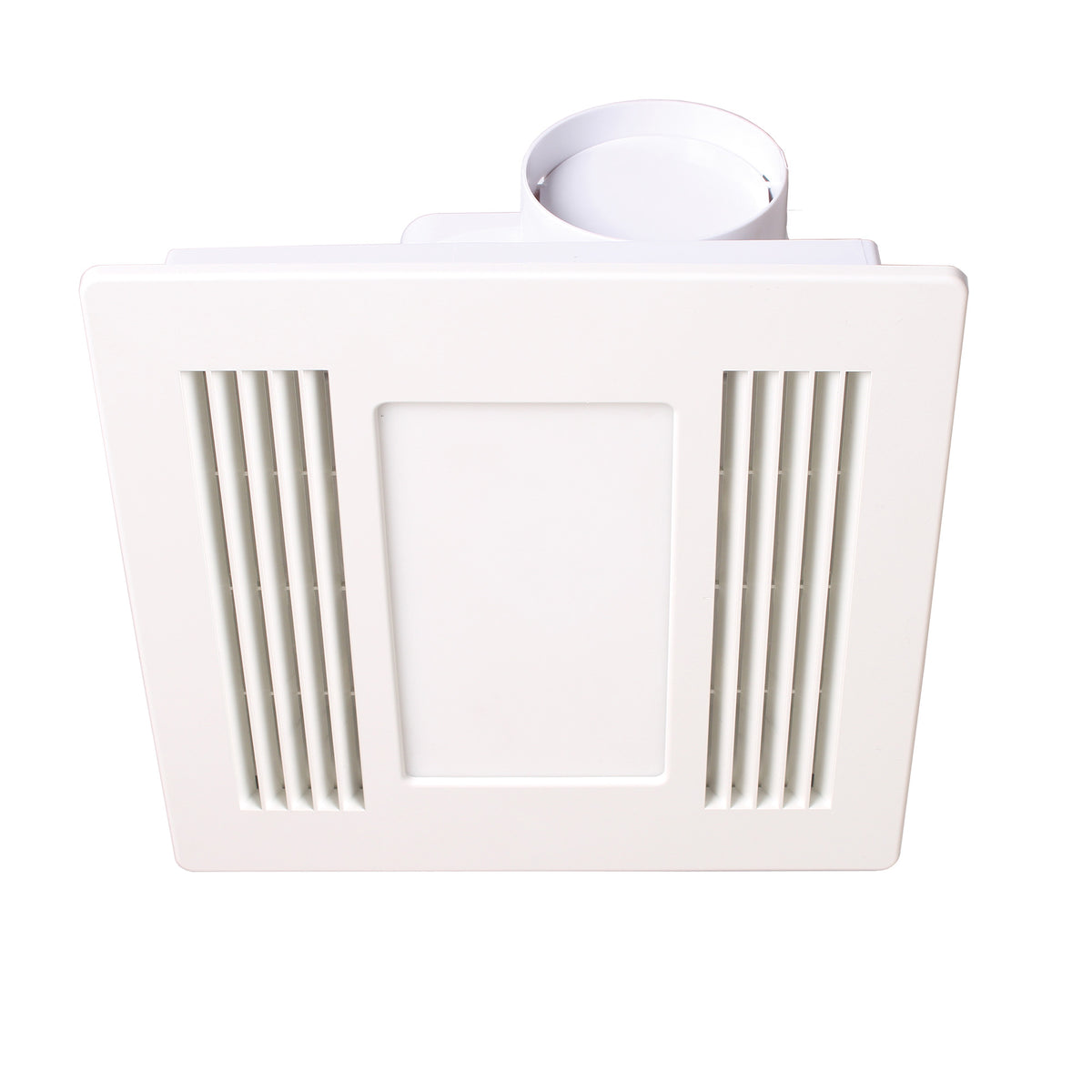 Aceline White Bathroom Exhaust Fan with Tri-Colour Light